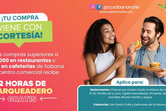 3. DOS HORAS DE PARQUEADERO GRATIS 3. DOS HORAS DE PARQUEADERO GRATIS